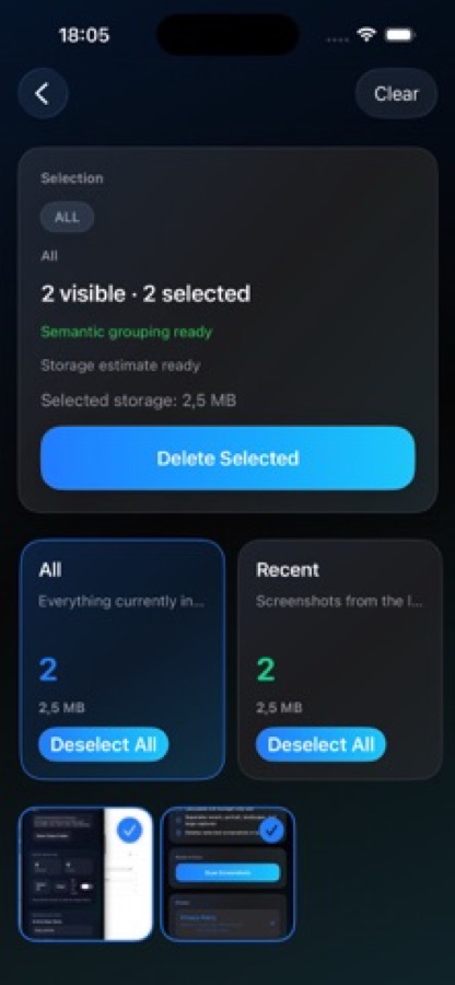 Fastest Screenshot Cleaner 4